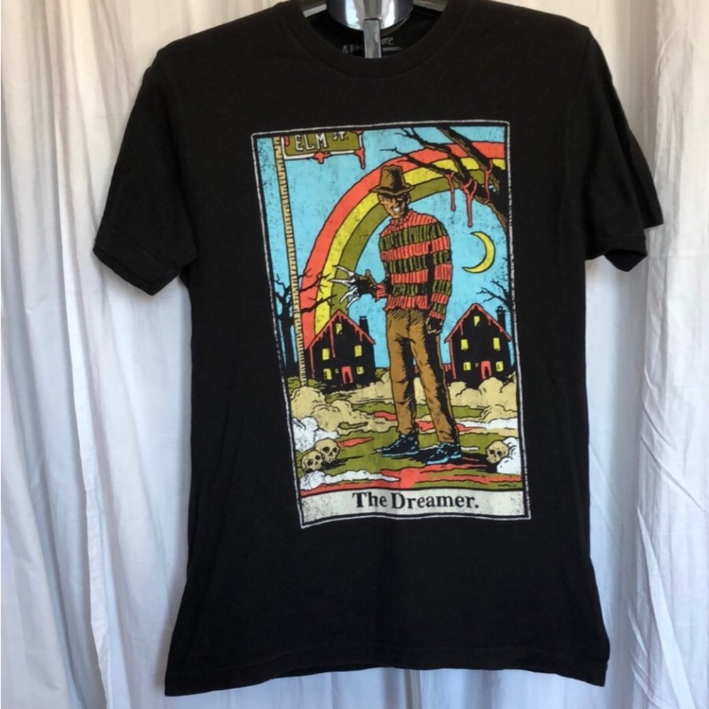 Men's Nightmare on Elm St Freddy Kruger Tarot Tee